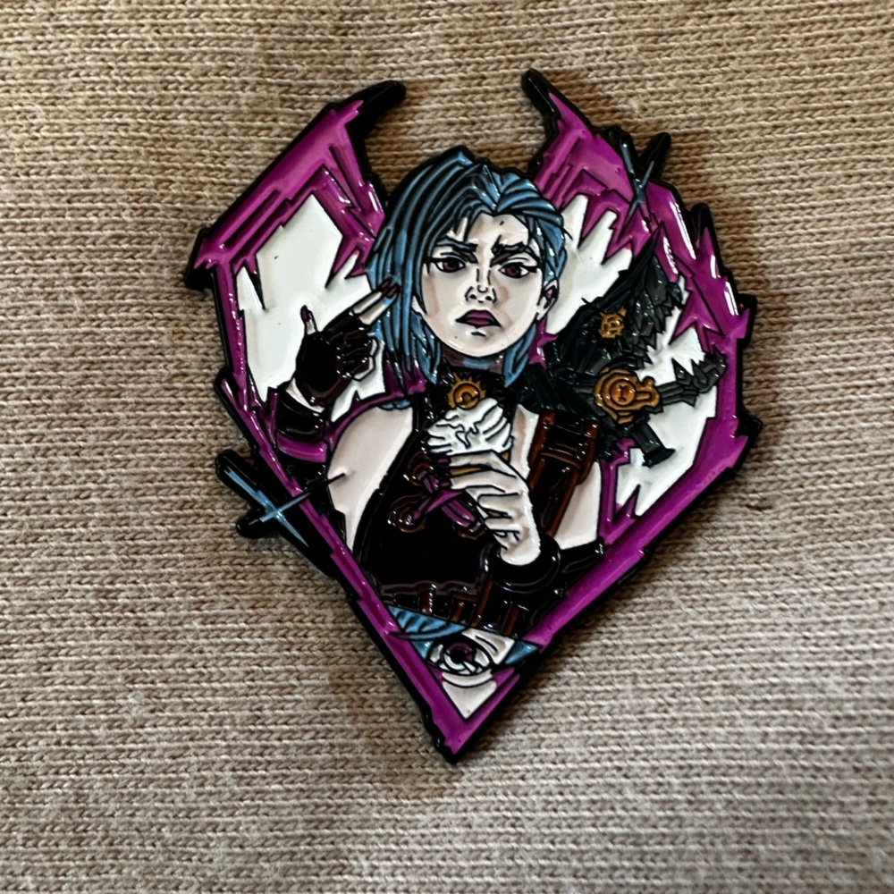 Jinx from League of Legends/Arcane Enamel Pin.